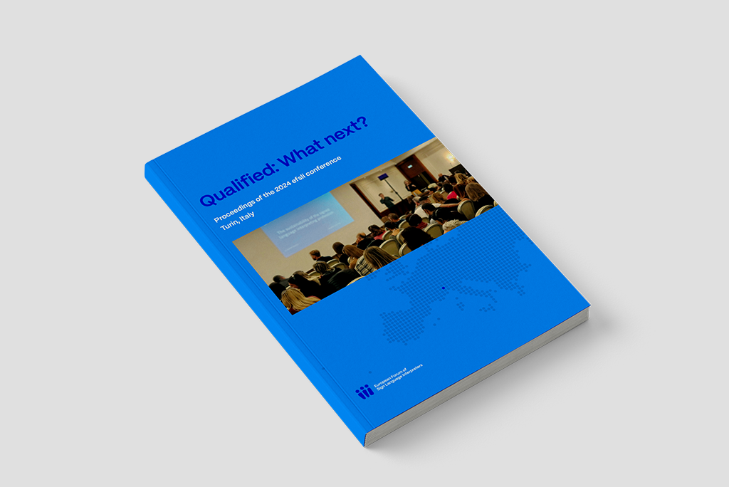 Cover of Qualified: What next?, the proceedings of the 2024 efsli Conference in Torino, Italy